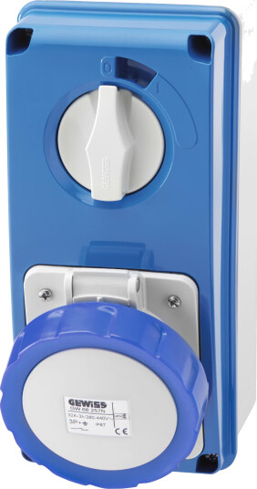 Gewiss Låsbar forriglet kontakt 16A 3P+J IP67 230V GW66205N