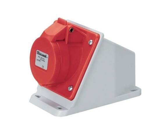 Påvegg industri stikk 3+N+J 32a 400V IP44 Påvegg industri stikk 3+N+J 32a 400V IP44
