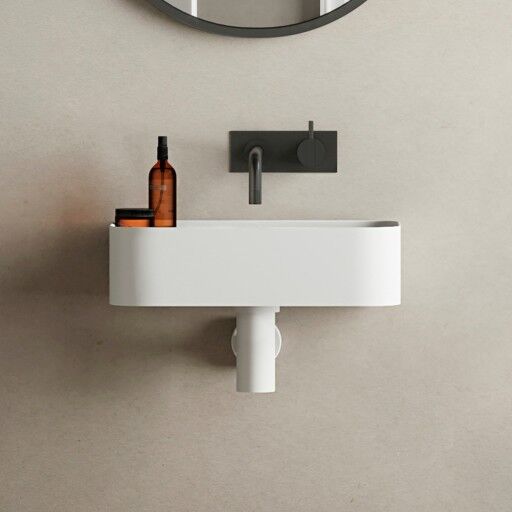 Copenhagen Bath Yuno LR 41 servant 410x240 mm, Hvit Matt Copenhagen Bath Yuno LR 41 servant 410x240 mm, Hvit Matt