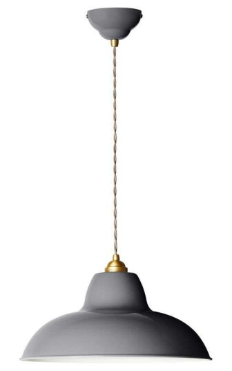 Anglepoise - Original 1227 Midi Wide Pendel Brass Elephant Grey