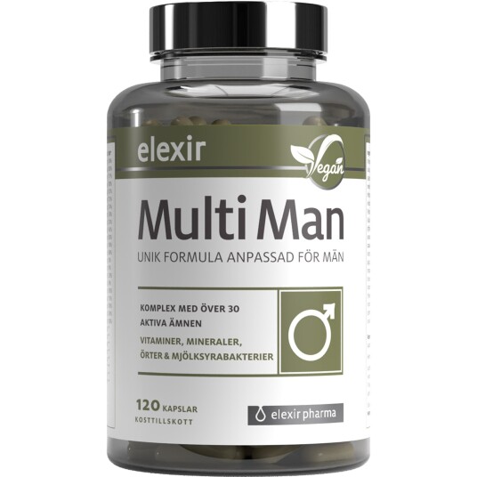 Elexir Pharma Multi Man 120 stk Elexir Pharma Multi Man 120 stk