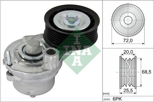INA 534 0703 10 Spennarm, vifterem INA 534 0703 10 Spennarm, vifterem