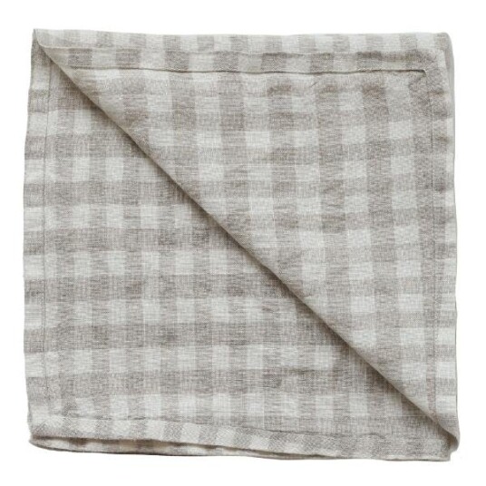 Tell Me More  Serviett 45x45 cm gingham natural