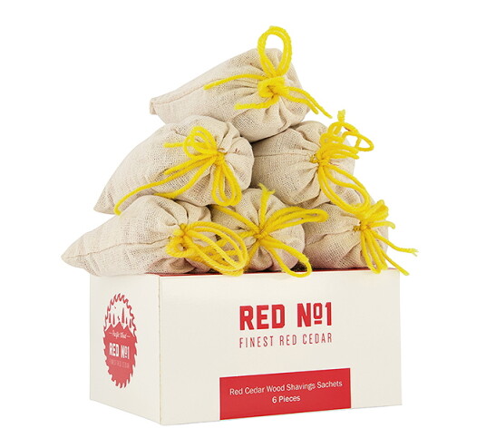 Rødseder sponposer 6-pk.