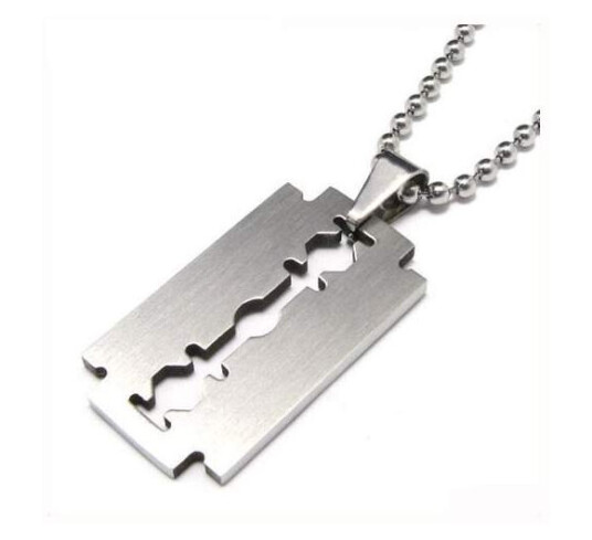 Halskjede - barberblad | Razor - Silver Edition | Unisex