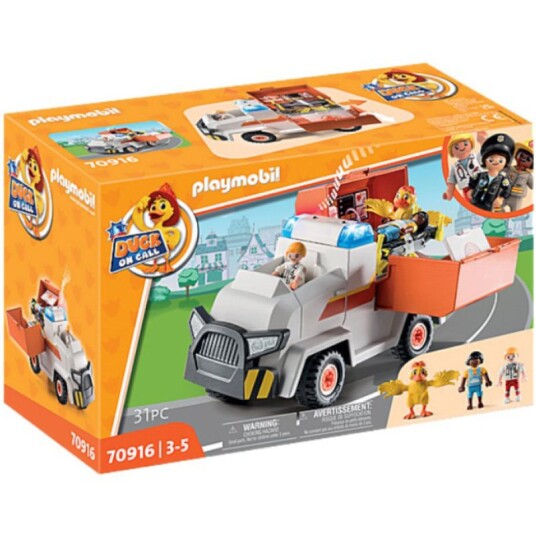 Playmobil Duck On Call Ambulanse 70916