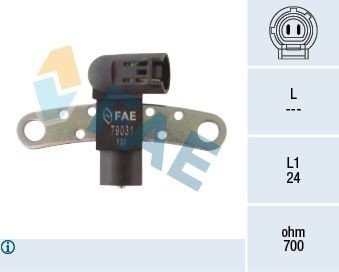 Turtallssensor, motormanagement FAE 79031