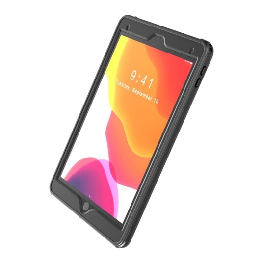 Pipetto Ipad 10.2 Deksel Rugged Splashproof Case Svart