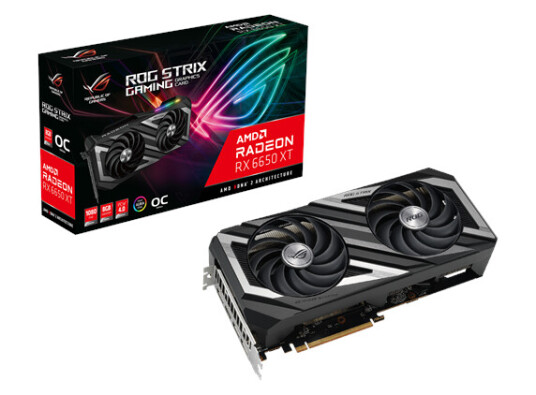ASUS Radeon RX 6650 XT ROG STRIX OC 8GB GDDR6 - 8GB GDDR6 RAM - Grafikkort ASUS Radeon RX 6650 XT ROG STRIX OC 8GB GDDR6 - 8GB GDDR6 RAM - Grafikkort
