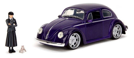 Jada Toys Wednesday Volkswagen Beetle Bil