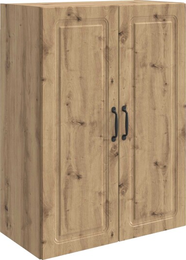 vidaXL Vegghengt skap Artisan eik 66 x 34,5 x 90 cm Konstruert tre