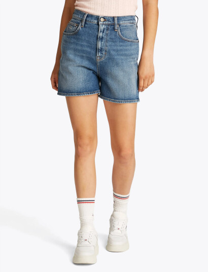 Tommy Jeans Mom Short Bi0134 - Blue - 30