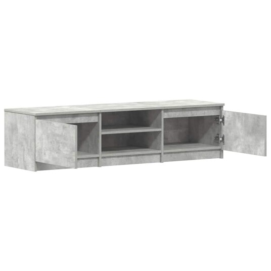 vidaXL TV-benk betonggrå 140x40x35,5 cm sponplate