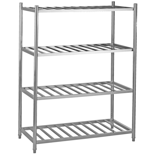 PULSIVA Hyllesystem Profi I; 150x155x60 cm (BxHxD); S?lvfarge PULSIVA Hyllesystem Profi I; 150x155x60 cm (BxHxD); S?lvfarge