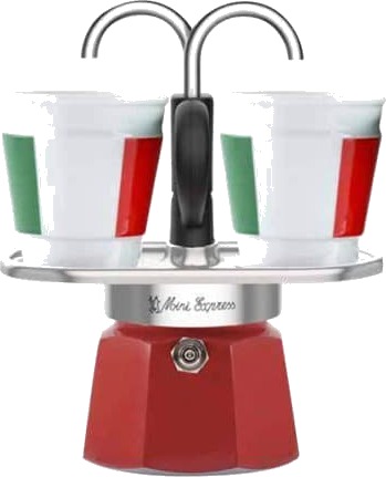 Bialetti Mini Express Italia Kaffetrakter 90 ml Bialetti Mini Express Italia Kaffetrakter 90 ml