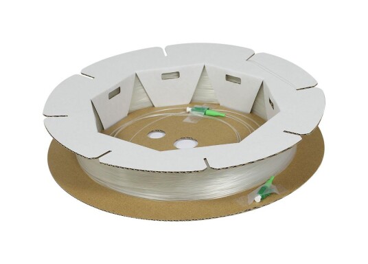 Synergy Fiberkabel FTTH OS2 0.9mm LC-APC 250m