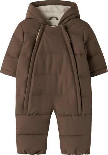 Lil"Atelier Nbnlamedow03 Puffer Snowsuit Fo Lil Brown 74 80