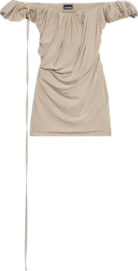 Jacquemus Dame Kjoler Beige M,