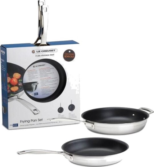 Le Creuset - 3-ply pannesett 24+28 cm