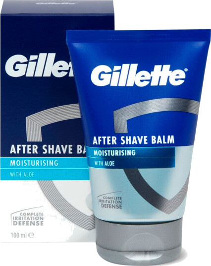 Gillette Aftershave Balm Moisturizing Aloe Vera 100 ml. Gillette Aftershave Balm Moisturizing Aloe Vera 100 ml.
