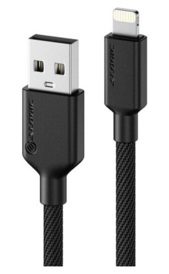 ALOGIC Elements Pro USB-A til Lightning-kabel 1m - Svart