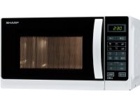 Sharp R-642(W)W - Mikrobølgeovn med grill - 20 liter - 800 W - hvit Sharp R-642(W)W - Mikrobølgeovn med grill - 20 liter - 800 W - hvit