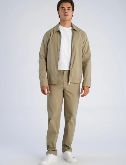 Lindbergh Superflex Paper Touch Pants   Khaki green   XL