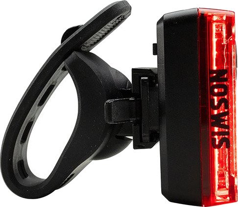Baklykt Simson Pocket LED USB-C oppladbar rød