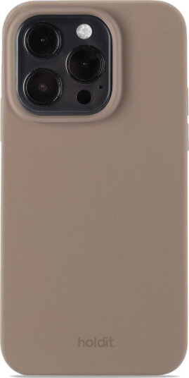 Holdit iPhone 14 Pro Soft Touch Silikon Deksel - Mocha Brown