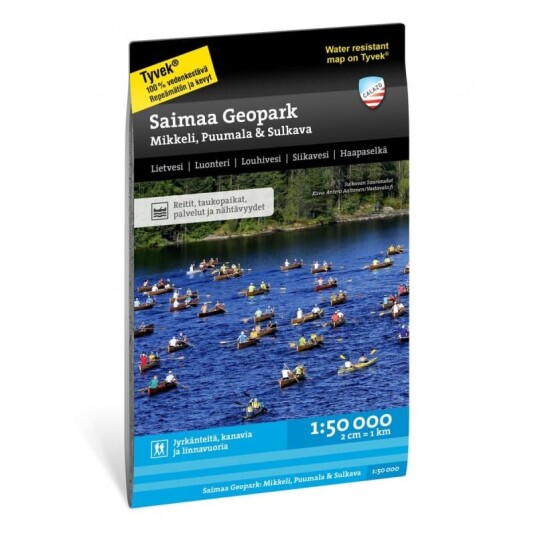 Calazo förlag Saimaa Geopark Mikkeli, Puumala & Sulkava 1:50.000 OneSize, NoColour