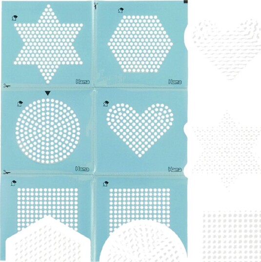 Hama Bead-Tac Iron-on plates 5pcs.