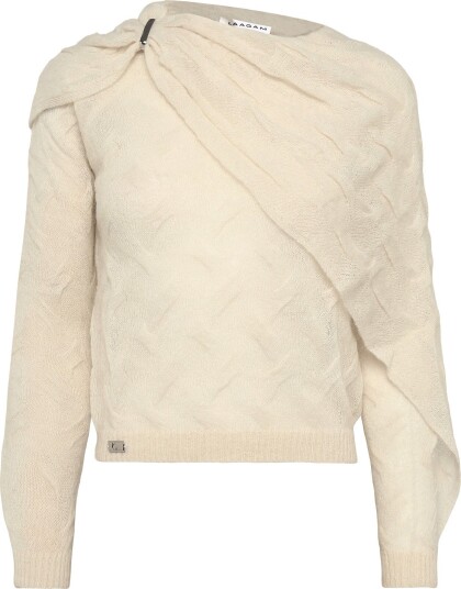 Laagam Parker Ecru Textured Knit   ECRU   L/40