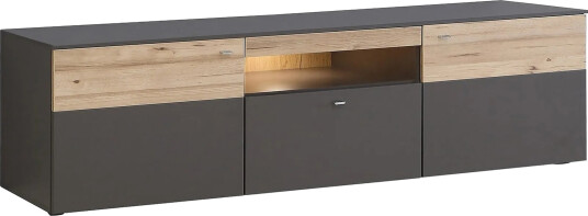 Ameysford TV-Benk 209,8 cm - Grå/Brun
