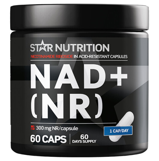 NAD+ NR 300 mg 60 kapslar