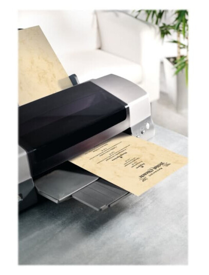 Sigel Design Paper DP372 - Beige - A4 (210 x 297 mm) - 90 g/m² - 100 ark marmorert papir