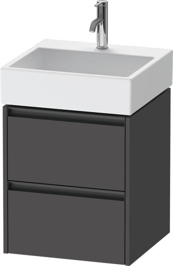 Duravit Ketho.2 Servantskap 2 Skuffer 484x460 mm Grafitt Matt