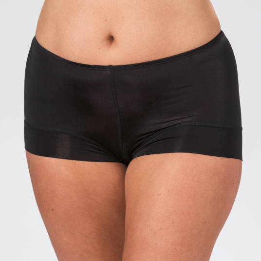 Trofe Micro Boxer Truser Svart tactel Medium Dame