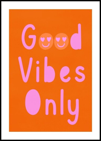 Goodvibesonlyno02 Plakat Plakat / 100x150cm