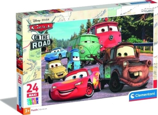Clementoni Super Maxi Puslespill 24 Brikker Disney Pixar Cars