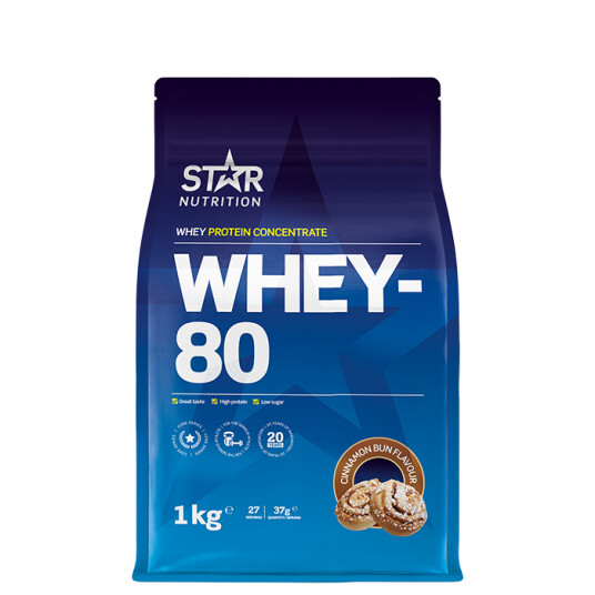 Whey-80 Myseprotein 1 kg