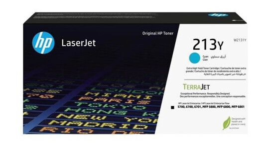 HP 213Y / W2131Y - Cyan Toner - Extra High Yield - Laser toner Blå