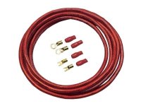 Sinuslive Car HiFi strømkabel-sæt 16 mm² forgyldt