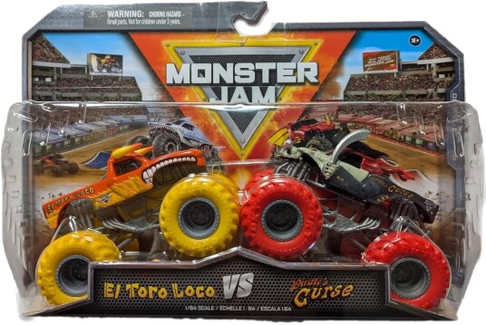 Monster Jam 2024 Serie 30 Monster Truck Lekebil 1:64