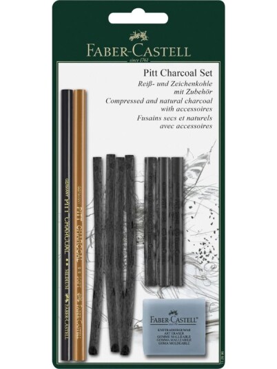 Faber-Castell Pitt kull tegnesett i 10 deler