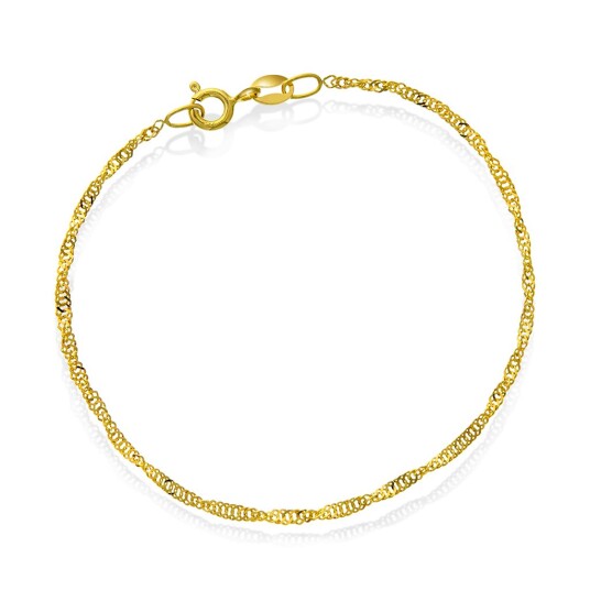 Pan Jewelry Singapore armbånd i 585 gult gull Pan Jewelry Singapore armbånd i 585 gult gull