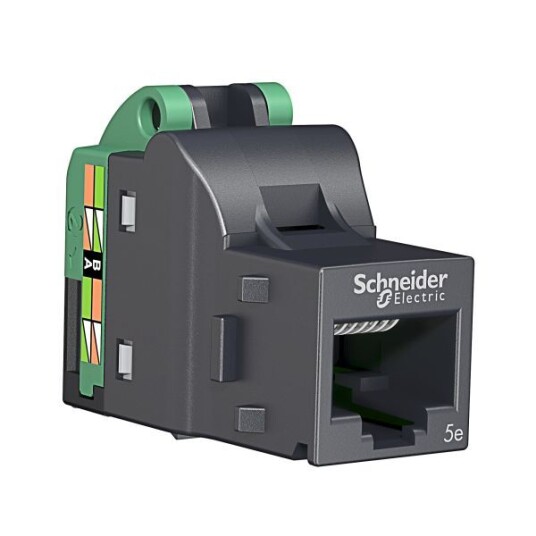 Schneider Electric Actassi S-One DPM Kat 5e UTP Modulærjack verktøyløs tilkobling Avskjermet
