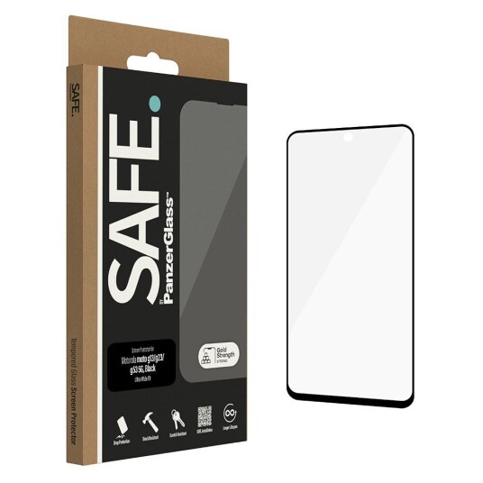 PanzerGlass Motorola Moto G13 / G23 / G53 Safe By PanzerGlass™ Ultra-Wide Fit Beskyttelsesglass - Case Friendly - Gold Strength - Gjennomsiktig