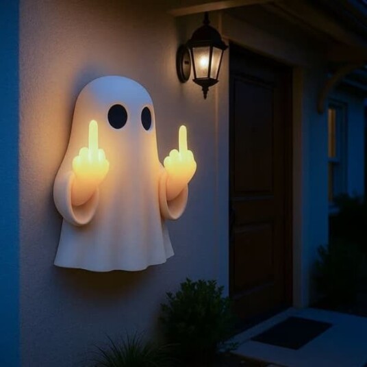 Halloween Lysende Langfinger-Spøkelse Nattlampe