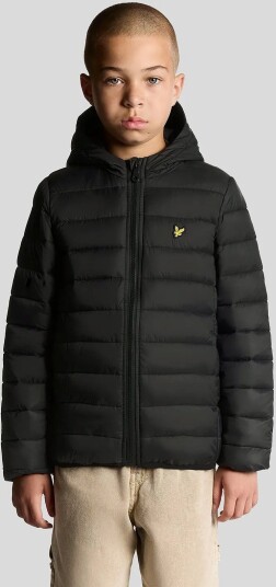 Lyle & Scott Light Weight Padded Jacket   Black   122 128