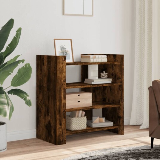 Skjenk røkt eik 73,5x35x75 cm konstruert tre 8721102805714